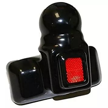 Black PVC Towball Boot Cover with Reflector to Fit Standard 50mm Towbar Ball