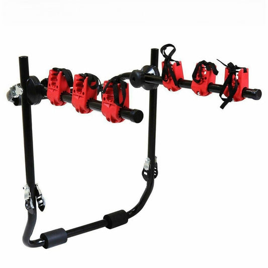 3 Bicycle Carrier Car Rack – High Quality Rear Boot Mount, Foldable