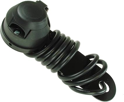 Socket Assembly 12N 7 Pin Pre-Wired 1.5M Mounting Plate Car Trailer Caravan
