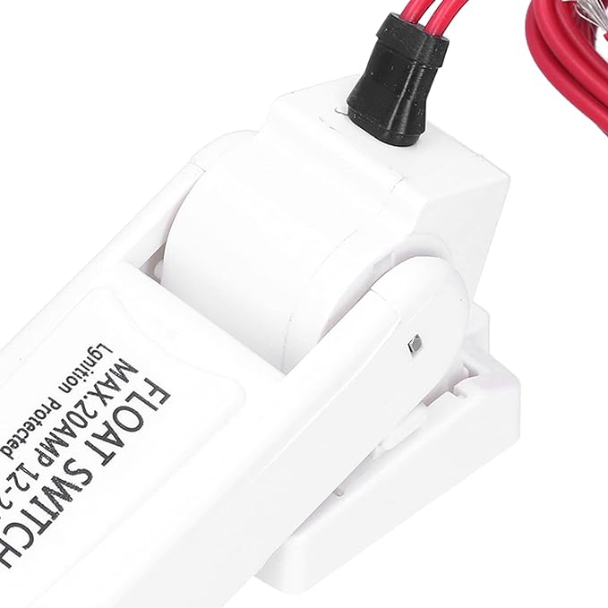 ALEOHALTER Automatic Boat Bilge Pump Float Switch – 12V/24V/32V Electric Flow Sensor with Portable Controller and Automatic Float Switch