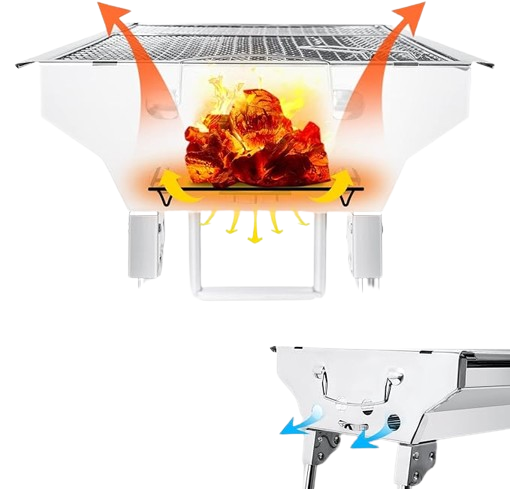 Uten Portable Charcoal Grill: Elevate Your BBQ Experience Anywhere