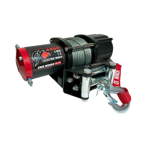OX Electric Winch 4500lb Wire Rope 12v - ATV / Boat / Trailer Winch