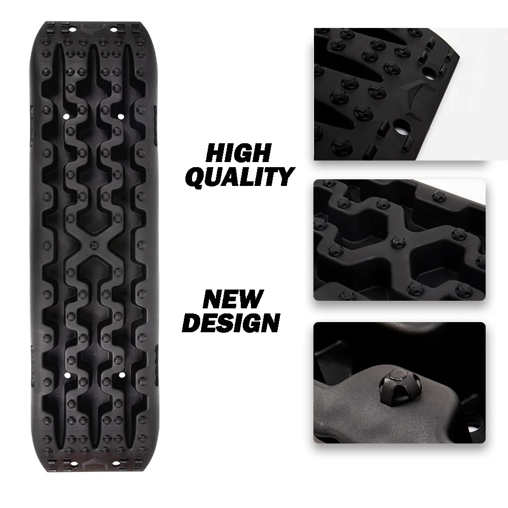 HANDO 4x4 Outdoor partner mud sand snow rescue track Sand track 4WD recovery tracks Black