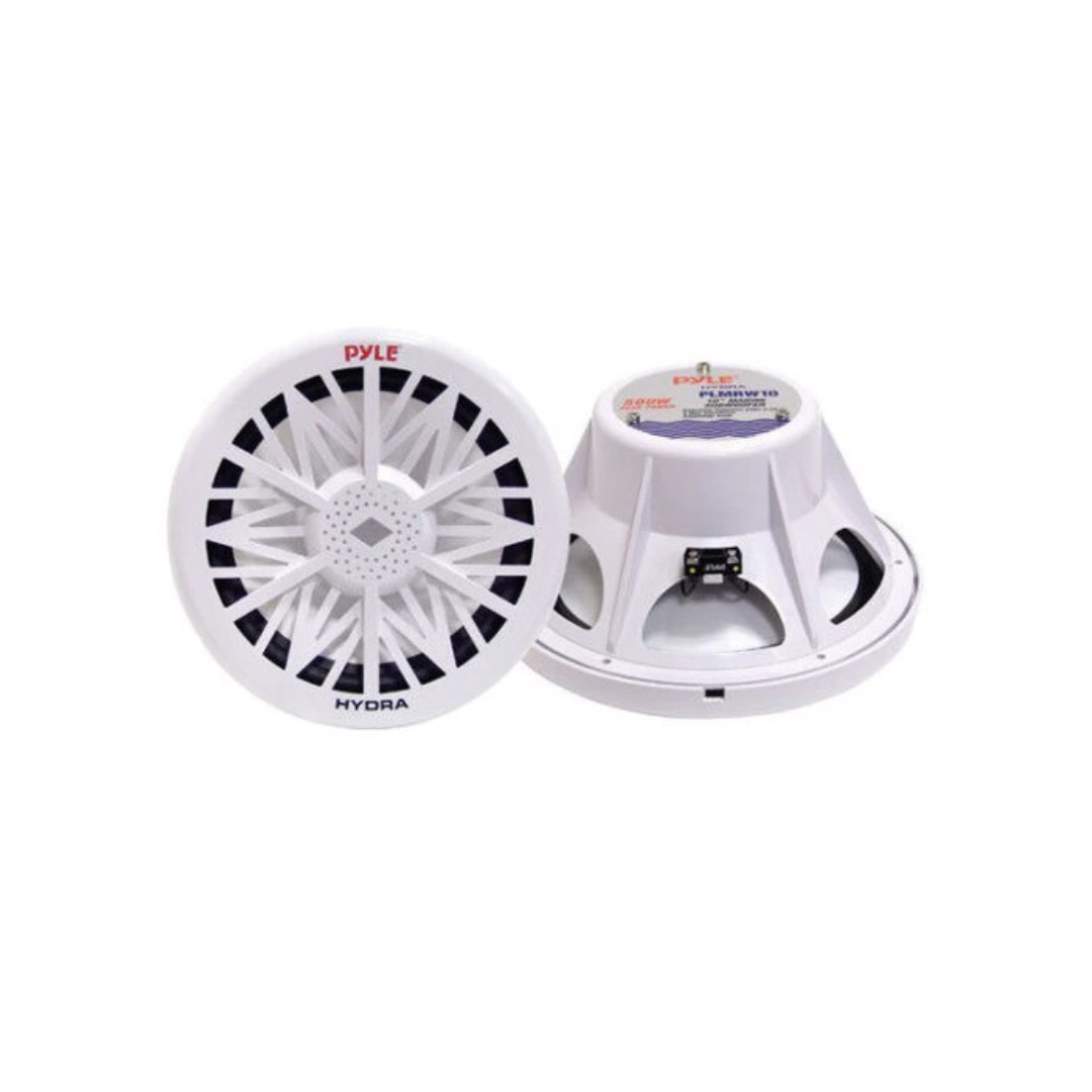 Pyle PLMRW 8” 400W Marine Waterproof Subwoofer – Ohm ABS Sub