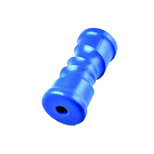 Heavy-Duty Self-Centering Keel Trailer Roller – 152mm (6") Blue Polypropylene with 16mm Bore for Smooth & Secure Boat Loading
