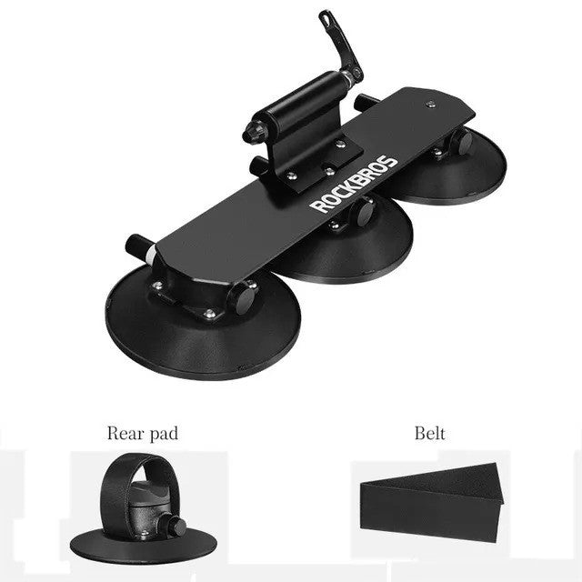 RockBros XP1001 Roof Mount Rack – New Black Design for Secure Roof Storage-one bike capacity