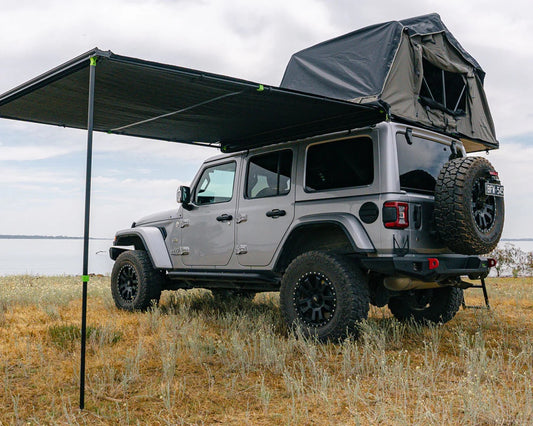Ironman Freestanding Blackout Shade with Full Side-Vehicle Coverage