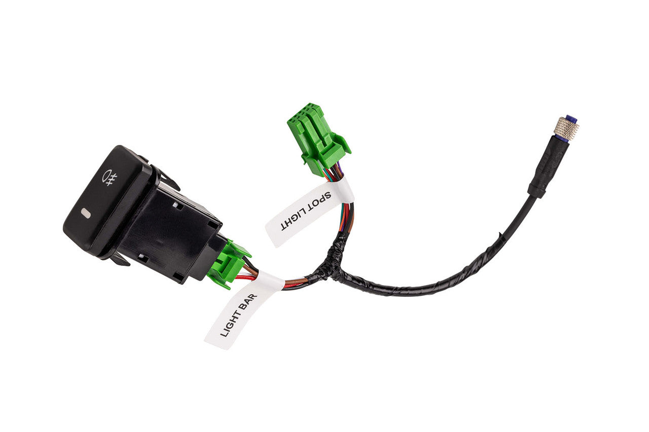 Ironman Scope 9" LED Driving Light Wiring Harness – Universal Fit, Quick Plug-In Installation, and Durable Performance