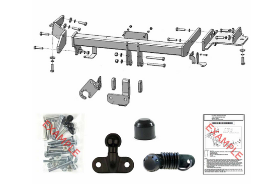 Kia Sorento SUV 2020 2021 2022 2023 - Flange Tow Bar FIXED