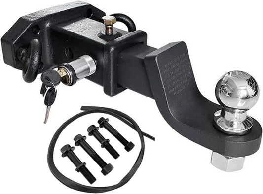 Special Purpose 2'' 50x50 Tow Bar Hitch Receiver Set – Tube Bolt-On Adapter for Secure Trailer Attachment