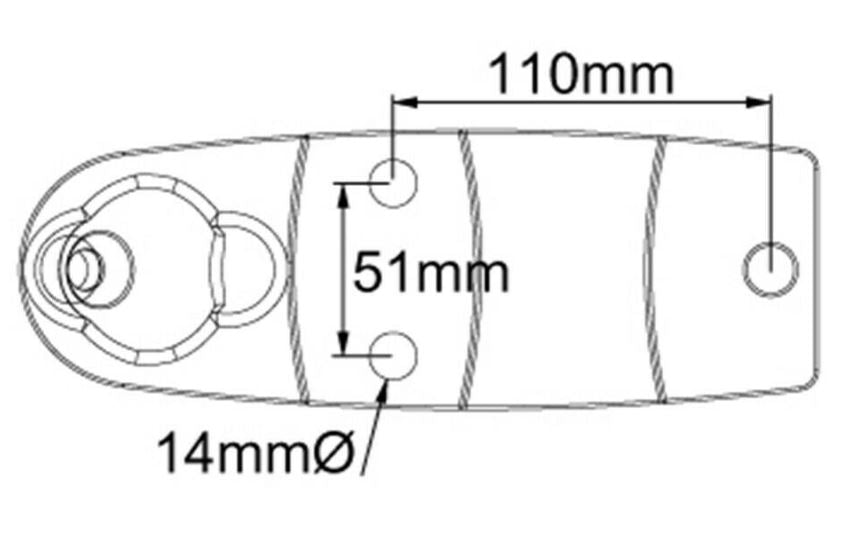 3-Hole Zinc Trailer Coupling Hitch – Quick Release, Bolt-On Design, 2000kg Capacity