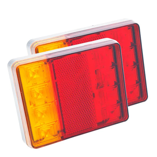 Trailer Reversing Running Brake Turn Lights 12 Volt Led Rear Tail