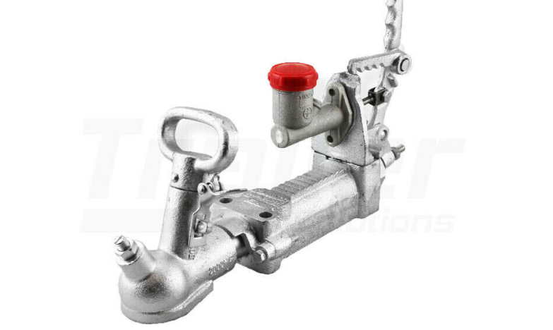 Hydraulic Override Trailer Coupling Master Cylinder & Brake Bracket 2000KG