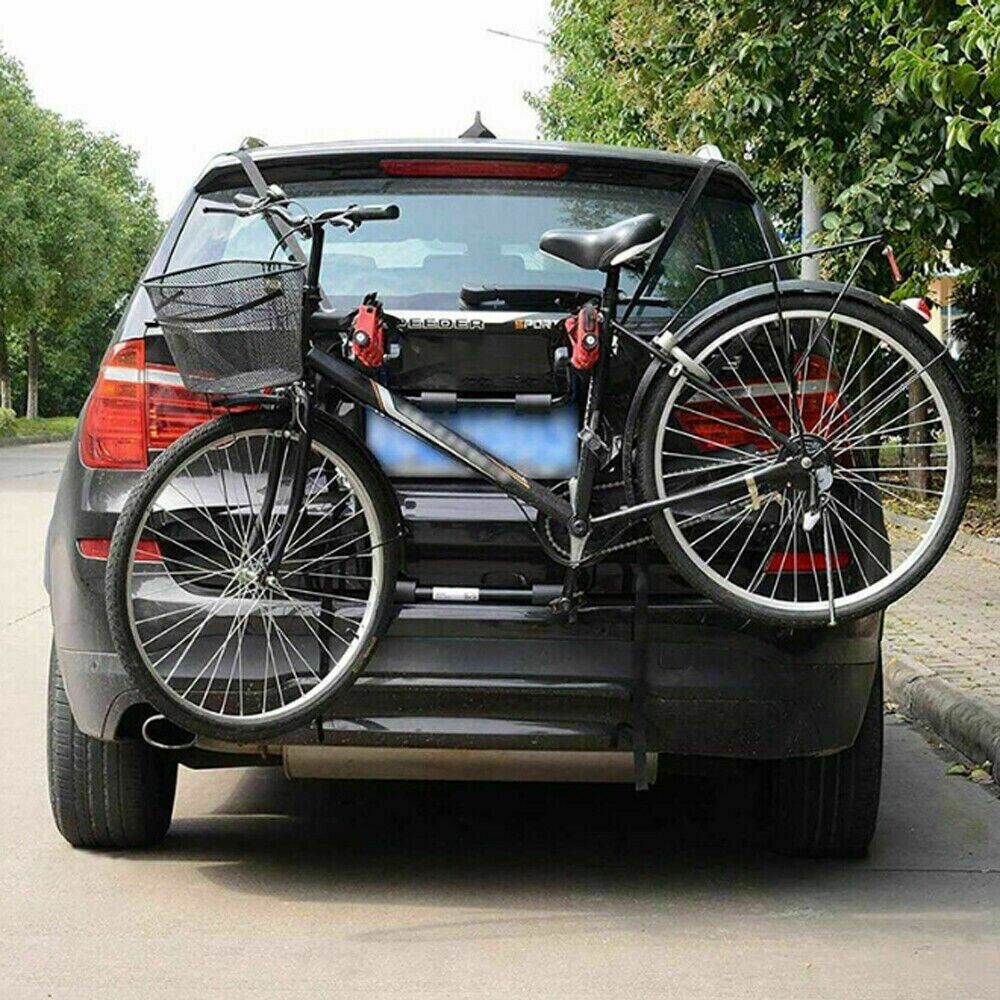 SUMMIT 3-Bike Universal Fit Cycle Carrier Rack – Ideal for Saloon, Hatchback & Estate Cars