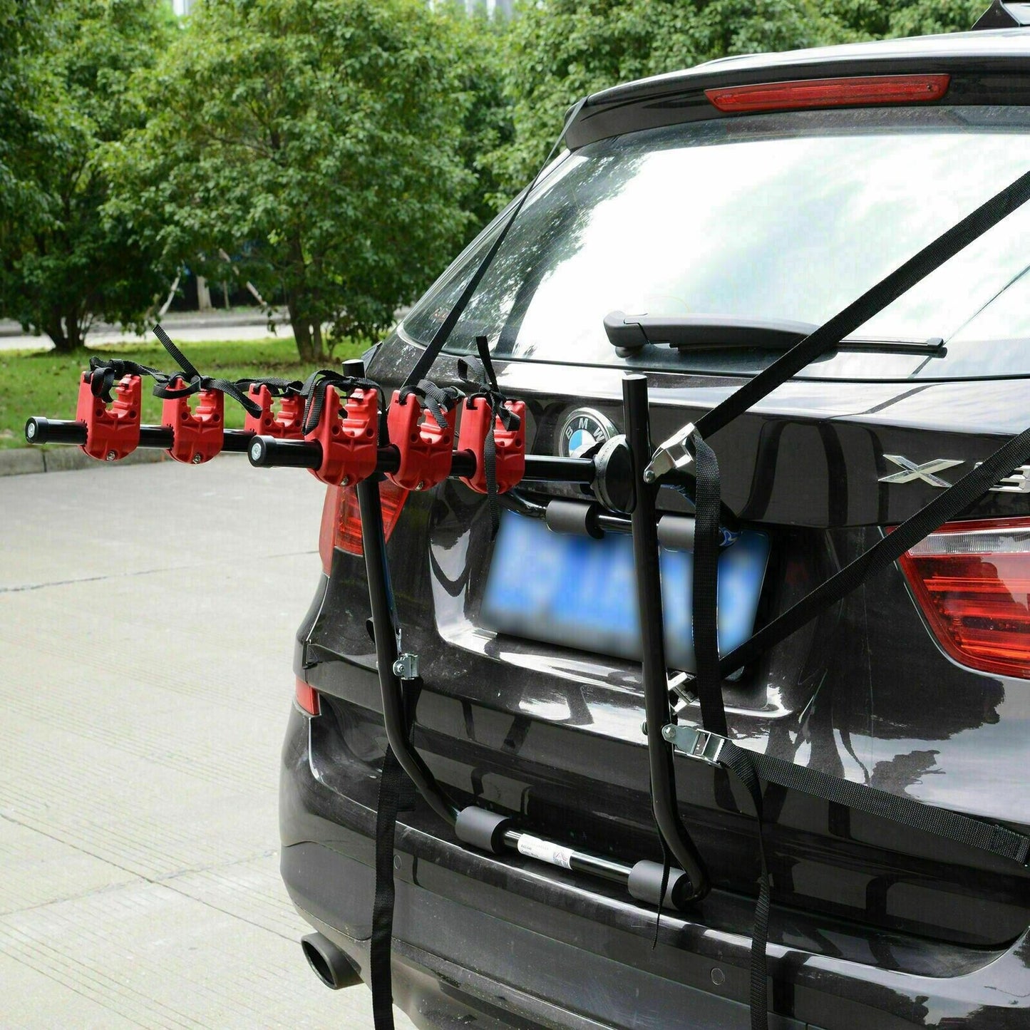 SUMMIT 3-Bike Universal Fit Cycle Carrier Rack – Ideal for Saloon, Hatchback & Estate Cars