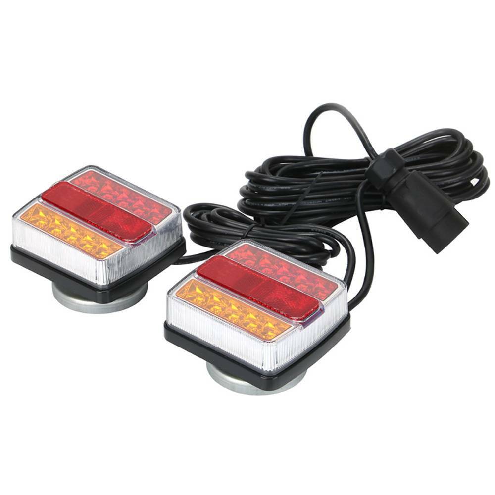 Flexon 2-Piece Magnetic LED Trailer Lightboard – 7.5m Towing Tail Light Lamps
