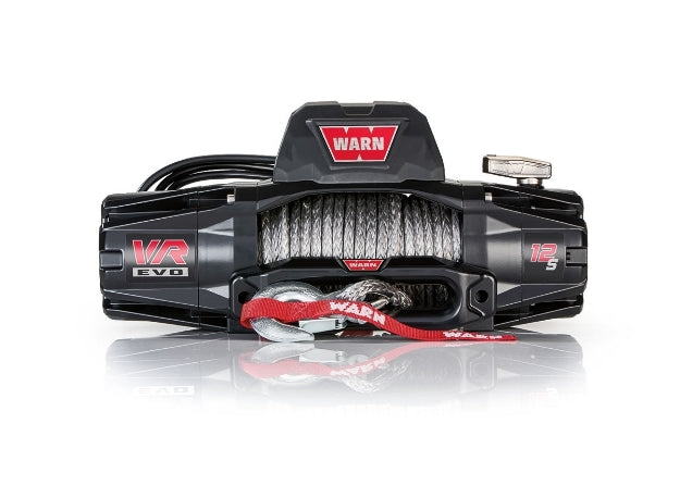 WARN VR EVO 10s 12V Electric Winch - 10,000 lbs Capacity, Synthetic Rope, Wireless Remote