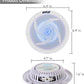 Pyle Marine Speakers – 5.25" 2-Way Waterproof & Weather-Resistant Outdoor Audio System with LED Lights, 180W – 1 Pair (PLMRS53WL)