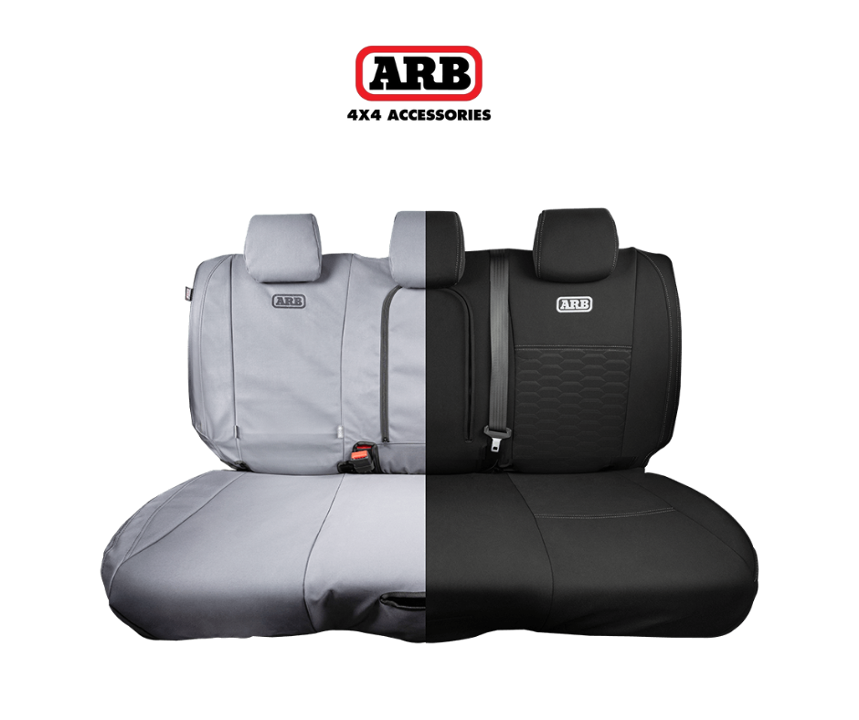 Slip-On Seat Cover - Black/Grey