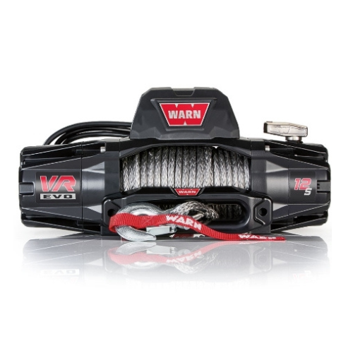 WARN VR EVO 10s 12V Electric Winch - 10,000 lbs Capacity, Synthetic Rope, Wireless Remote