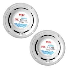 Pyle PLMR82 300w - 2 Way White Marine  Speaker System