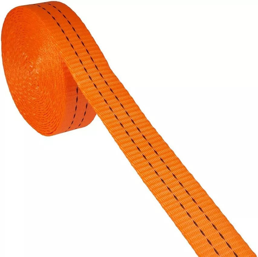 PCFX Heavy-Duty Ratchet Tie Down Straps, 6m Total Length, 4 Ton Capacity, Polyester, 25mm Width