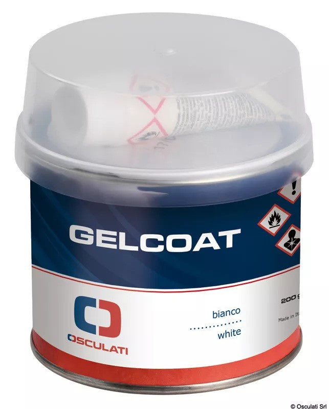 Osculati 4-in-1 High-Resistance White Gelcoat Filler - 200g for Fibreglass Boat & Caravan Repairs