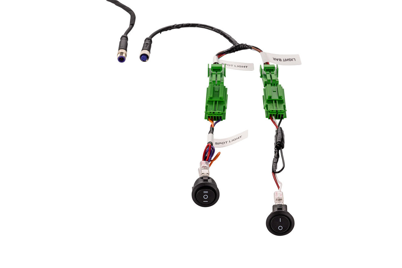 Ironman Scope 9" LED Driving Light Wiring Harness – Universal Fit, Quick Plug-In Installation, and Durable Performance