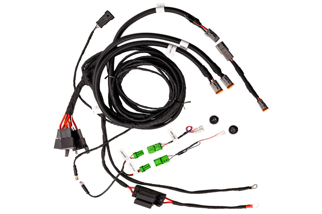 Ironman Scope 9" LED Driving Light Wiring Harness – Universal Fit, Quick Plug-In Installation, and Durable Performance