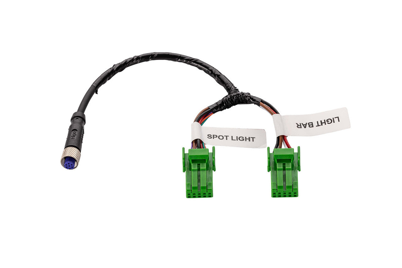 Ironman Scope 9" LED Driving Light Wiring Harness – Universal Fit, Quick Plug-In Installation, and Durable Performance