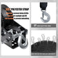 Heavy-Duty 3500lbs Marine Hand Winch – Includes Strap, Cable, and Hook for Boat Trailer – Portable and Reliable
