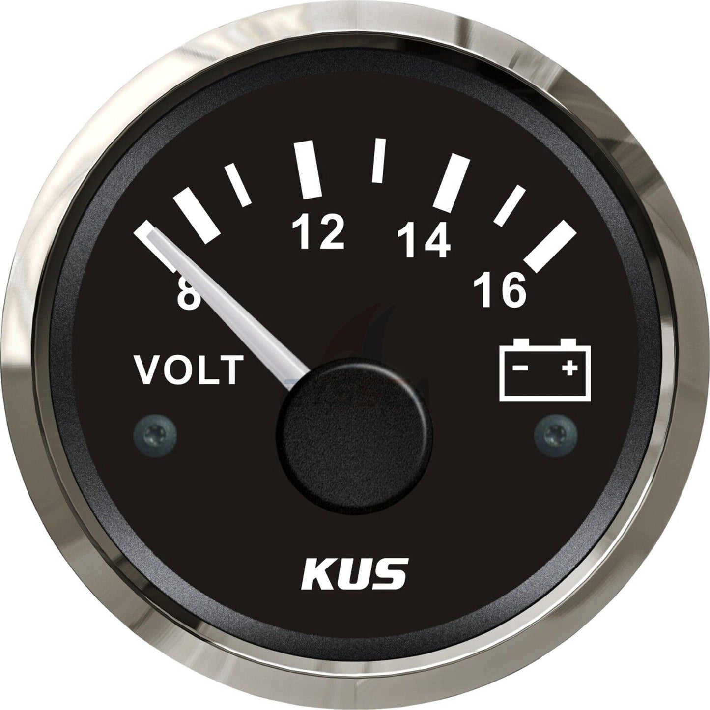 KUS Voltmeter Gauge Marine Boat Battery Voltage Meter Volt Indicator Stainless