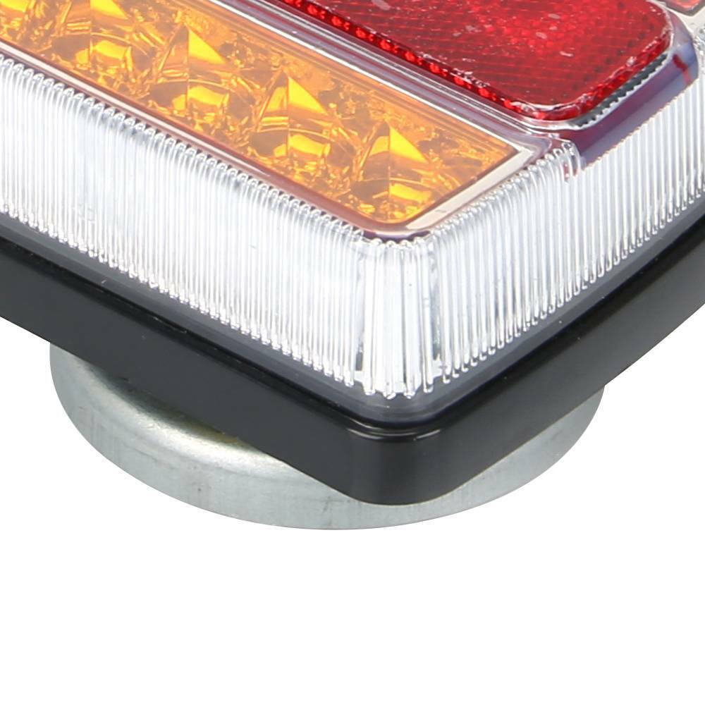 2pcs Magnetic LED Trailer Truck Towing Lightboard Tail Light Lamp Board 7.5m