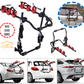 3 BICYCLE BIKE CAR CYCLE CARRIER RACK UNIVERSAL FITTING SALOON HATCHBACK ESTATE