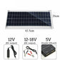 Solar Panel Kit – Includes 60A Solar Controller and 220W Power Inverter for Complete Solar Power Solution