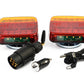 Wireless Led Rear Tail Lights Battery Operated USB Magnetic Tow Towing Trailer