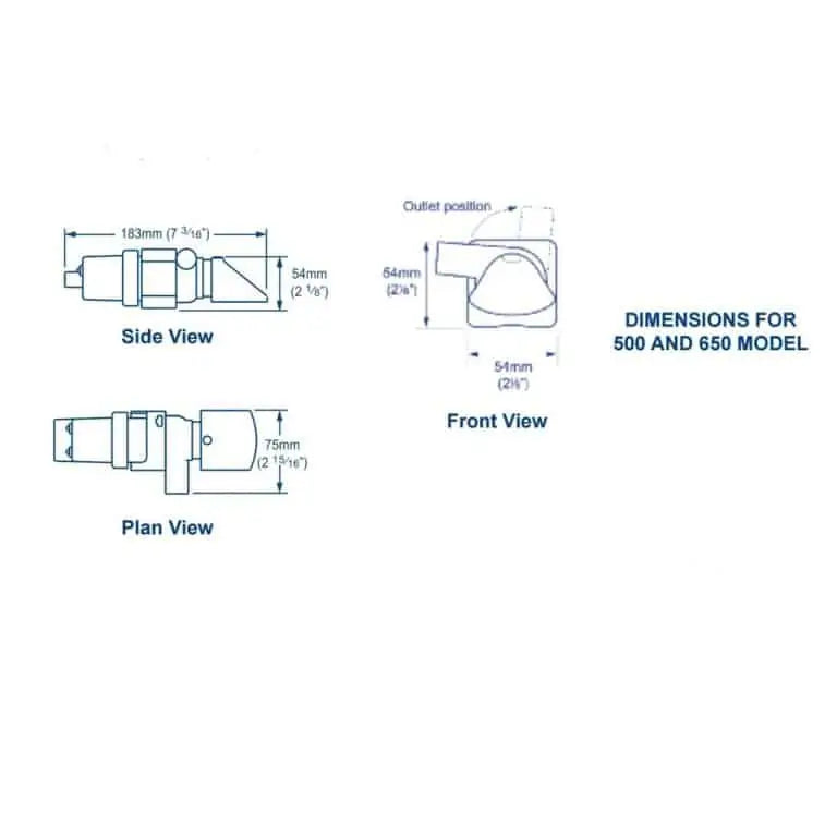 Whale Supersub 500 12v Electric Bilge pump - SS5012